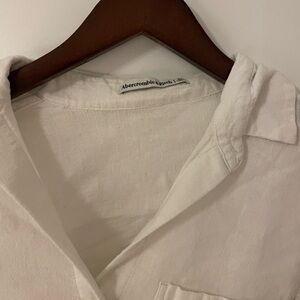 Abercrombie oversized linen top
